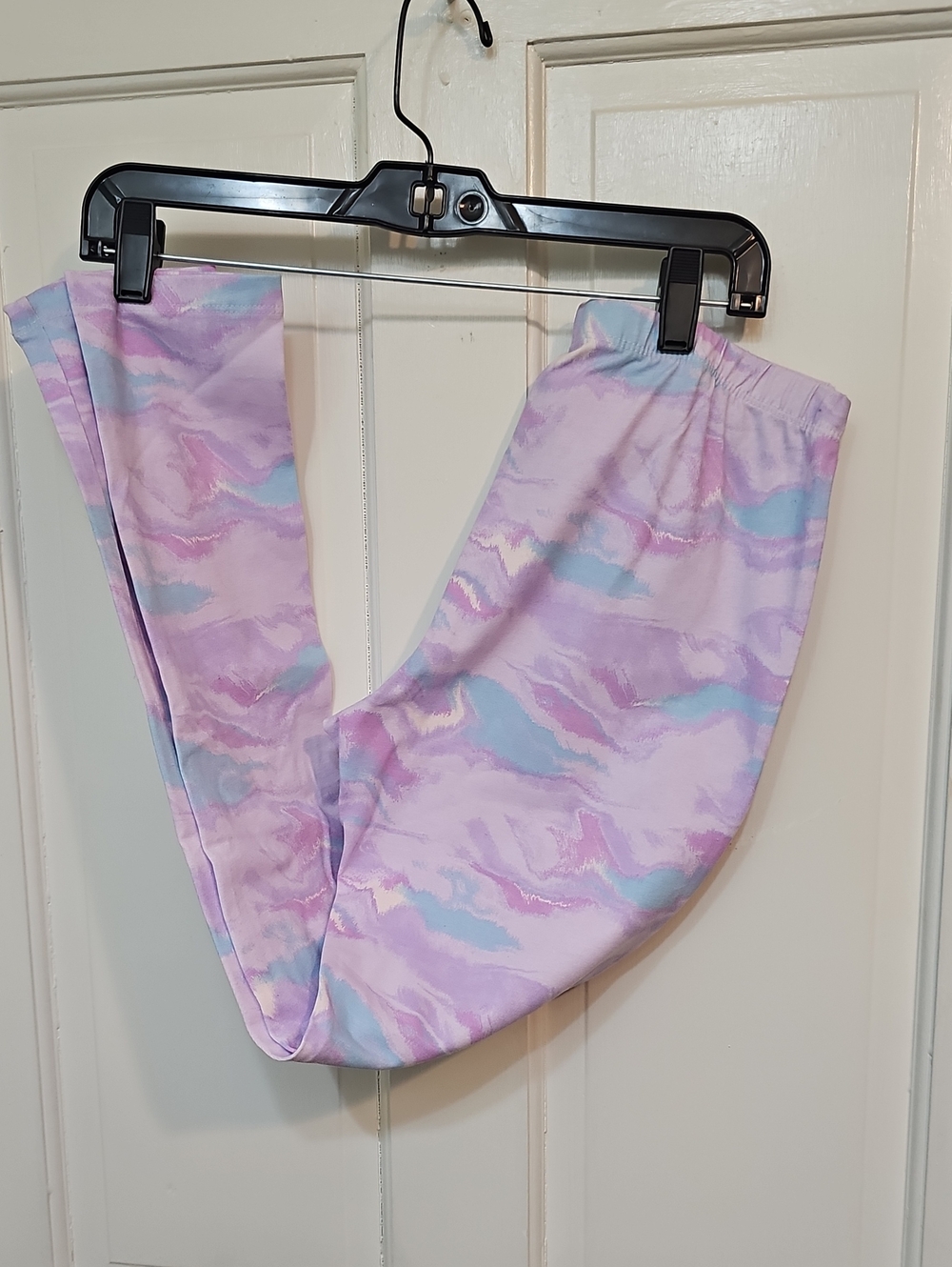 Cat & Jack Pastel Tie-Dye Leggings in Purple & Blue